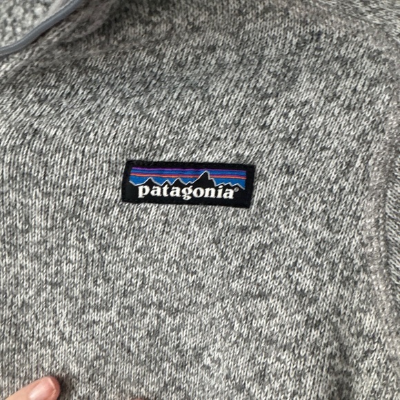 Patagonia Better Sweater Quarter Zip Sweater in Heather Gray - Picture 3 of 5